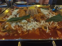 芝士火山炒年糕-包装马车·韩国料理·포장마차