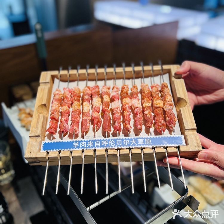 排队都要吃的羊肉串！来自呼伦贝尔的羊肉！