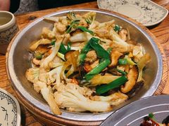 大盆有机菜花-呱呱叫民俗风味主题餐厅(沣峪口店)