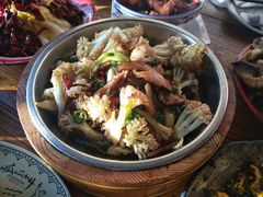 大盆有机菜花-呱呱叫民俗风味主题餐厅(沣峪口店)