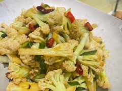 干锅有机菜花-清真·三德隆饭庄(桥梓口店)