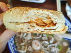 烧饼夹辣酱-老三羊汤【北兴隆街店】