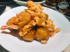 梨球果仁虾-小吊梨汤·北京菜·烤鸭(鸟巢店)