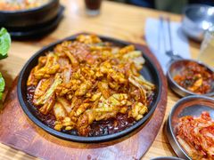 辣炒鱿鱼-全州豆芽汤饭