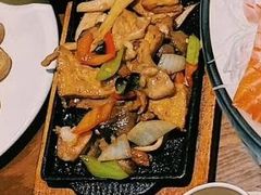 铁板鱿鱼-青瓦餐厅·生鱼片·韩园烤肉(西塔店)