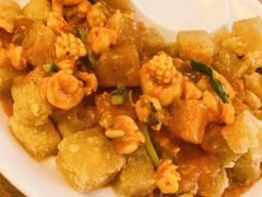 三鲜焖子-品海楼·大连海胆锅贴馆(东港店)