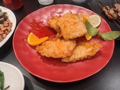 新式锅包肉-红东阁东北菜烤肉酒馆(CROSS万象汇店)