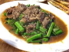 牛肉炒芥兰-潮汕大排档