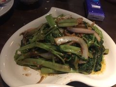 马拉盏炒通菜-大头虾越式风味餐厅(光明广场店)