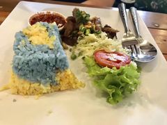 -蝶豆花蓝面条