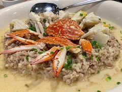 蟹蒸肉饼-邑家人·山水四合院