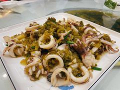 酸菜炒鱿鱼-温岭人家(红花北路店)