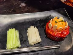 生拌牛肉-雾山韩式烤肉·海南糟粕&椰子鸡火锅·海景餐厅(三亚绿发山海天JW万豪酒店)