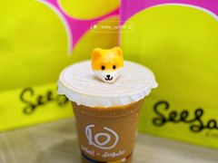柴柴焦糖燕麦拿铁-Seesaw Coffee(环贸iapm店)