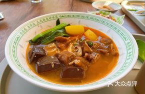 Pork Intestine and Pig Blood Noodles