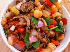 牛肉腰花二合一豆皮-周记热干面豆皮大王(桃花东街店)