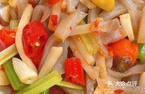Sour Radish Stir-fried with Konjac Noodles