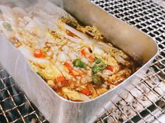 娃娃菜-大丘街路边烤牛肉