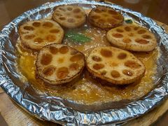 铁板藕夹-一心斋素食馆(龙岗店)