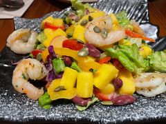 烤虾芒果沙拉-澳骄 Aussie Kitchen·手工披萨·西餐(国大店)