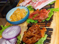 -明洞阿姨·韩式酱蟹烤肉·创意料理(三元桥店)