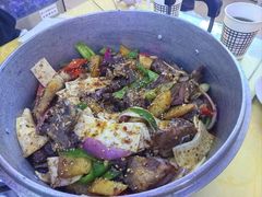 -炕锅羊肉土火锅面片大王