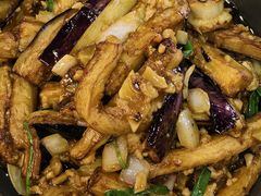 魚香茄子煲-新辉港式茶餐厅(北栅店)