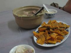 馄饨老鸭煲&椒盐南瓜-老品芳