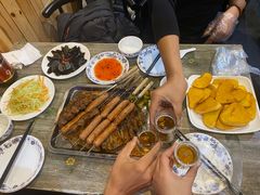 拌青笋丝-玫瑰红烤羊排(北新桥三条店)