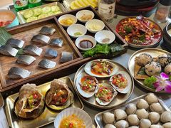 -围炉肉舍•炭烤活鳗•丹东海鲜烤肉(步行街店)