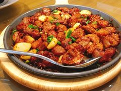铁板牛肉粒-新海渔港·胶东海鲜家常菜·家宴(奥体中心店)