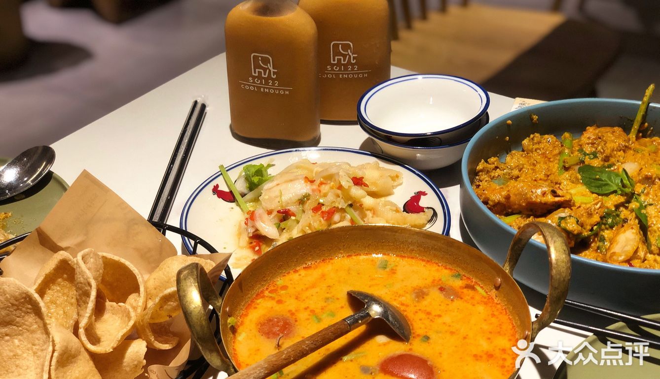 排长龙的泰国菜