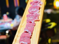 手切鲜羊上脑一米板-羊大爷涮肉(亮马桥店)