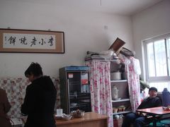 李小老在现场&nbsp;很随和的老人-李小老烧饼(常营民族家园店)