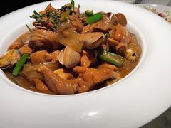 花蛤闷土鸡-悦海·家宴·冰花皮皮虾大锅贴(宝龙店)