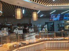 面包甜点陈列柜-木子木水日式烫面包(世界城光谷店)