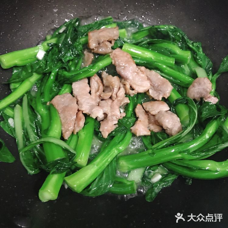 啤啤有煮意之家常菜系列【菜心炒肉片】