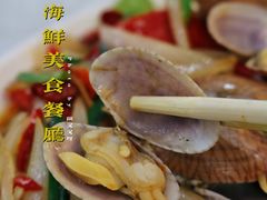 辣炒花甲-覃记海鲜美食餐厅
