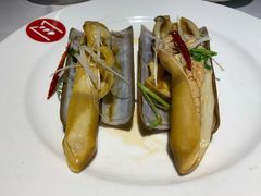 油泼竹蛏-开海·红岛海鲜虾水饺(石老人店)
