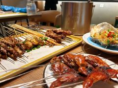 -街角等你.大连海鲜烧烤.经典铁板海鲜串(西安路店)