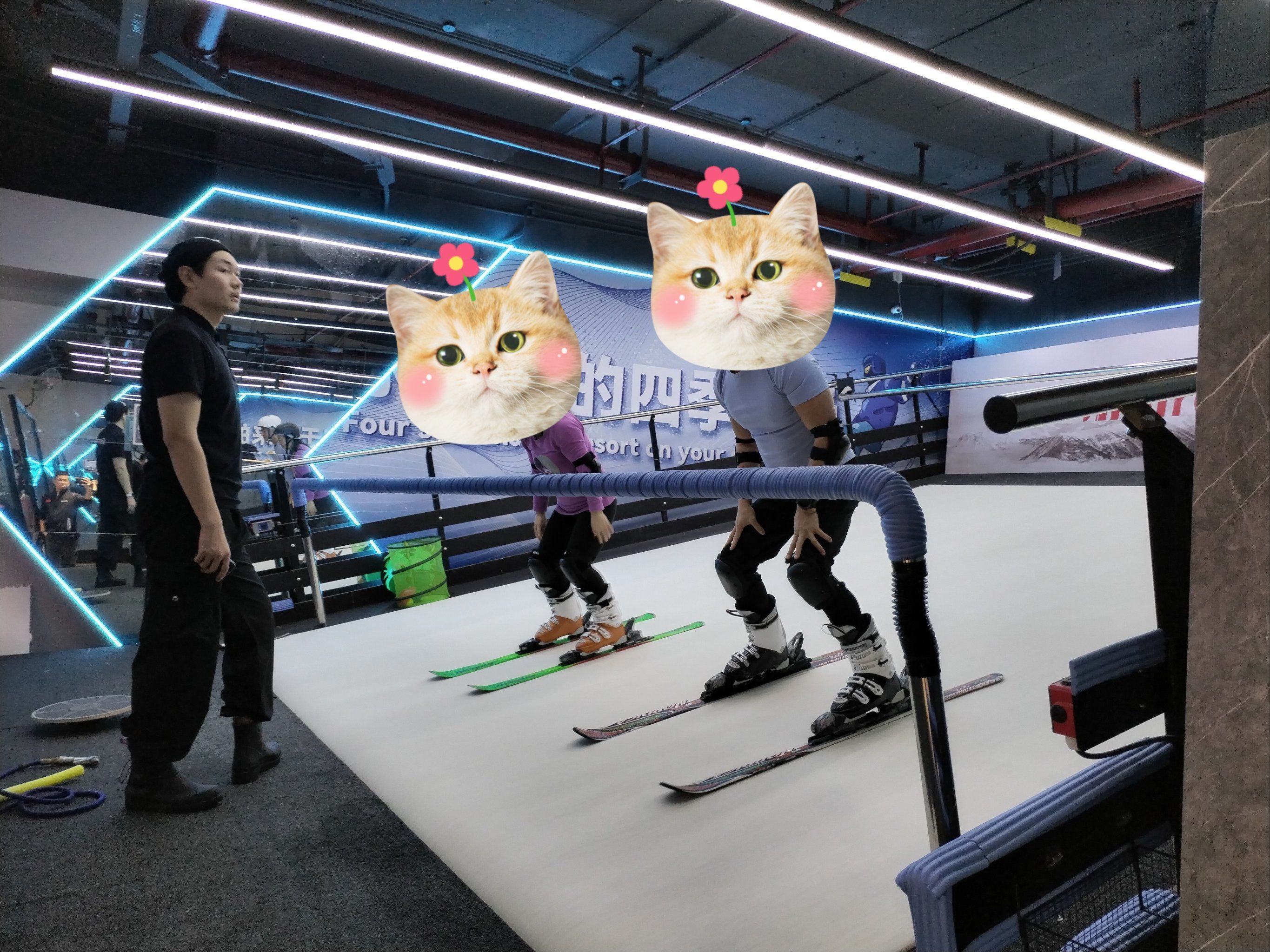 室内滑雪机,神奇的东西