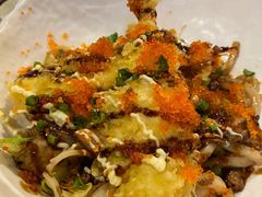 炸虾牛肉炒乌冬面-阿吾罗日本料理(K11艺术中心店)