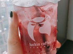 石榴蔓越莓苏打水-瑞幸咖啡(第一城店)