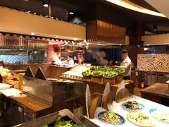 自助取餐区-广州中心皇冠假日酒店-环市食坊·海鲜自助餐厅