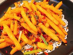 干煸藕丝-刘胖子家常菜·蹄花焖藕(富安街店)