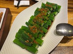 白灼黄秋葵-临家闽南菜(五店市店)