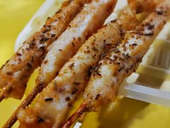 童年鸡肉串-老红桥炸灌肠牛肚锅烧烤(定福庄店)