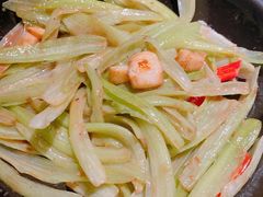 虾油炒时蔬-解香楼(八盘岭路店)