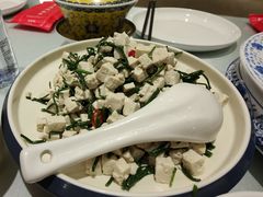 沙葱拌豆腐-宁夏国强手抓羊肉·清真菜(未央路凤三店)