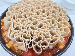 肉汤茄子扒莜面窝窝-凯鸽酒楼(恒安新区店)